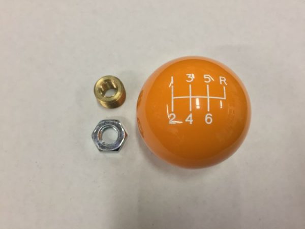 HMS 6-Speed Shift Knob - Grabber Orange