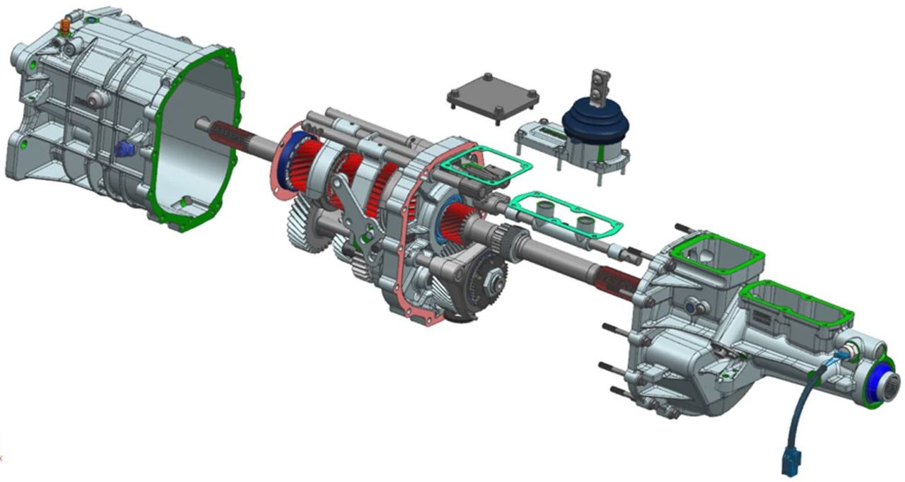 Tremec TKX 5-Speed Transmission Modified For 63-67 C2