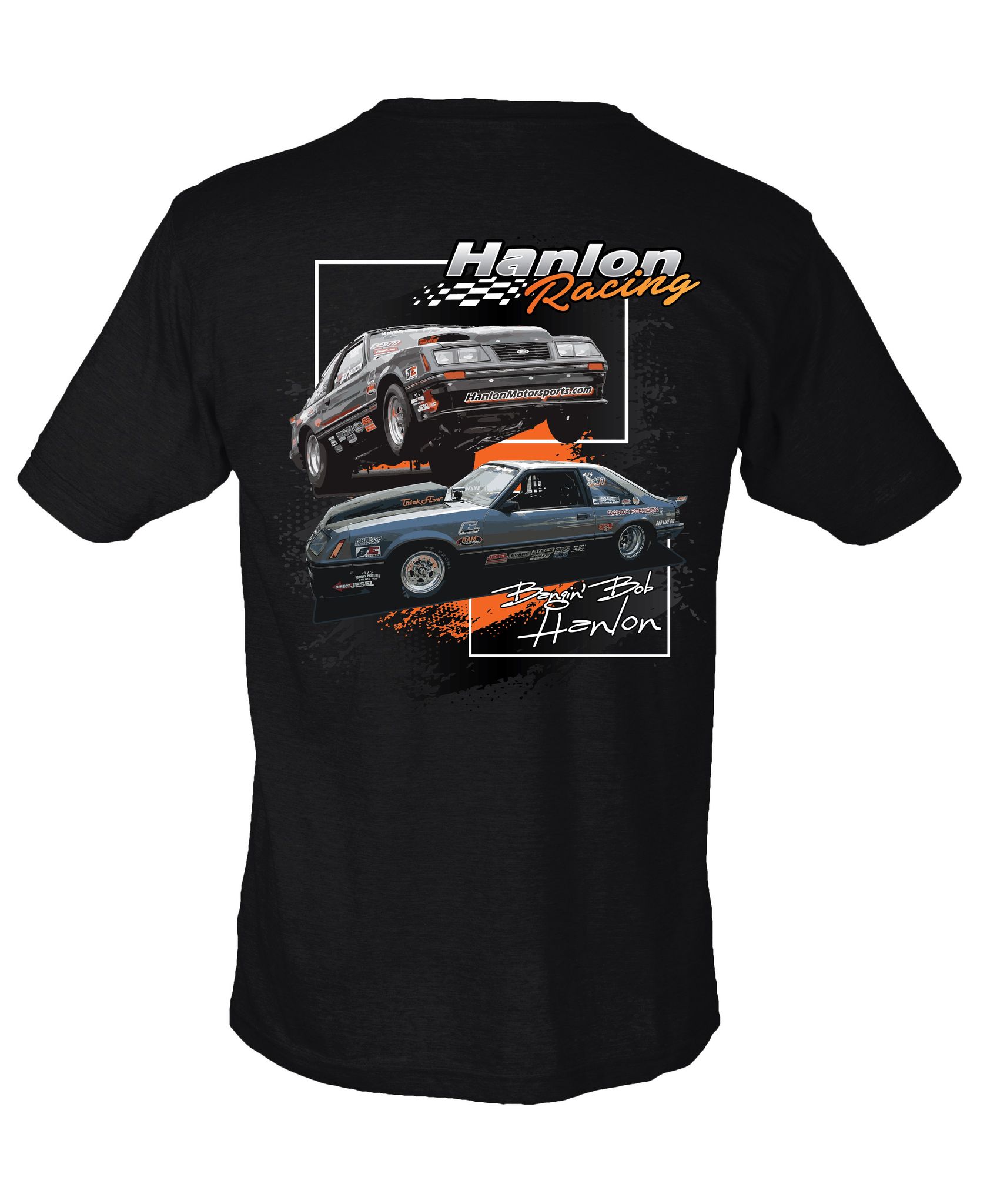 Hanlon Racing T-Shirt - Bangin' Bob Hanlon