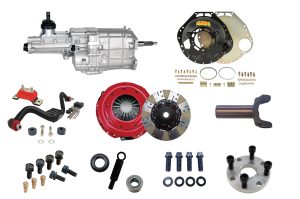 Hanlon Motorsports Tremec TKX Transmission Package - 94-95 Ford Mustang 5.0L SBF, Manual Transmission (650HP or Less) & SFI Rated Bellhousing